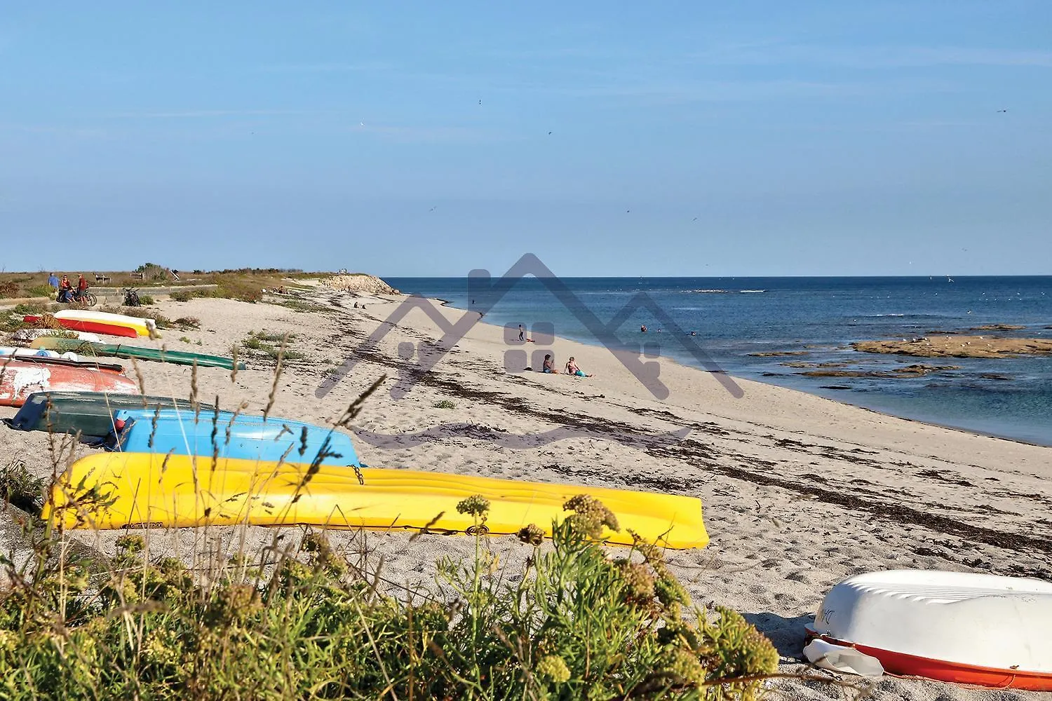 Localise - M2B - Maison De Vacances A La Pointe De Lechiagat - Wifi Inclus - Draps Inclus - Terrain Entierement Clos - Maison De Plain Pied Tréffiagat