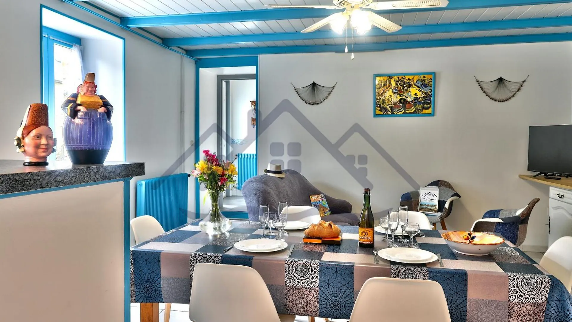 Localise - M2B - Maison De Vacances A La Pointe De Lechiagat - Wifi Inclus - Draps Inclus - Terrain Entierement Clos - Maison De Plain Pied Tréffiagat 0*,
