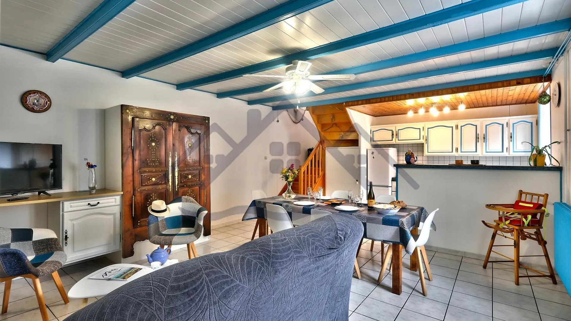 度假居 Localise - M2B - Maison De Vacances A La Pointe De Lechiagat - Wifi Inclus - Draps Inclus - Terrain Entierement Clos - Maison De Plain Pied Tréffiagat