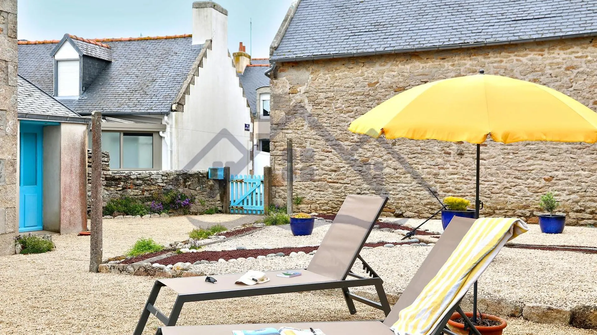 Localise - M2B - Maison De Vacances A La Pointe De Lechiagat - Wifi Inclus - Draps Inclus - Terrain Entierement Clos - Maison De Plain Pied Tréffiagat 度假居
